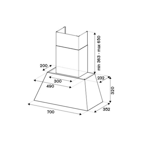 Вытяжка Bertazzoni KR70HER1NEDA в Краснодаре
