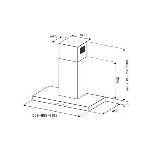 Вытяжка Bertazzoni KT120P1AXT в Краснодаре