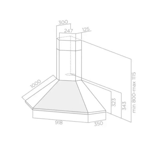 Вытяжка ELICA ACUTA IX/F/100 в Краснодаре