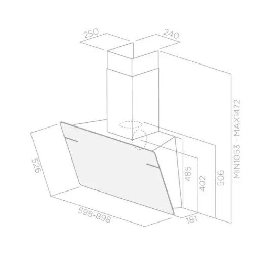 Вытяжка ELICA L'ESSENZA BL/A/90 в Краснодаре