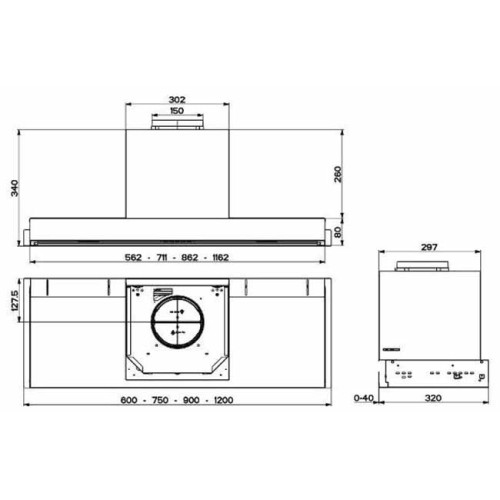 Вытяжка Faber IN-NOVA ZERO DRIP LITE A120 в Краснодаре