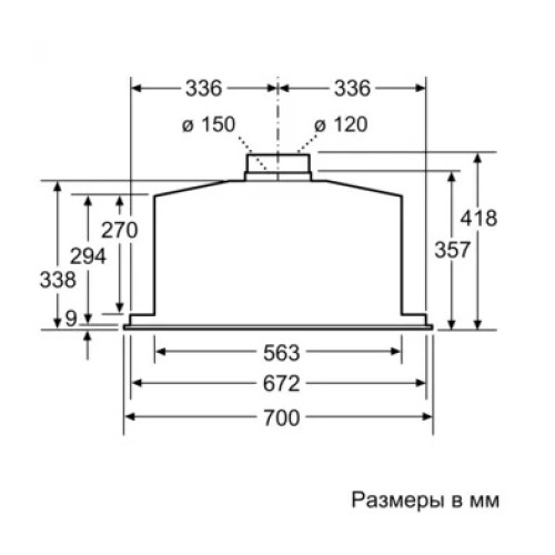Встраиваемая вытяжка Neff D57ML66N1 в Краснодаре