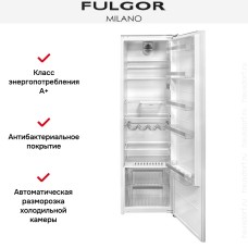 Встраиваемый холодильник Fulgor Milano FBRD 350 E