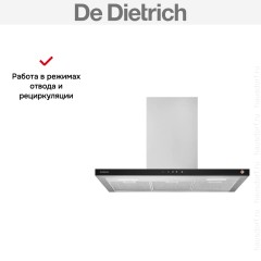 Настенная вытяжка De Dietrich DHB391BX