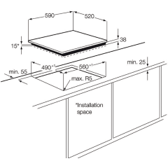 Варочная панель AEG HK654070FB