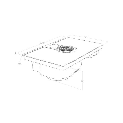 Варочная панель с вытяжкой Elica NIKOLATESLA BL/F/83 в Краснодаре