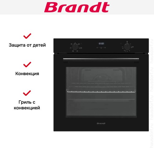Встраиваемый духовой шкаф Brandt BOH1222BB в Краснодаре