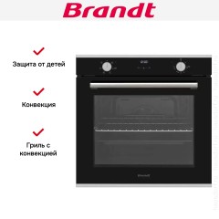 Встраиваемый духовой шкаф Brandt BOH1222X