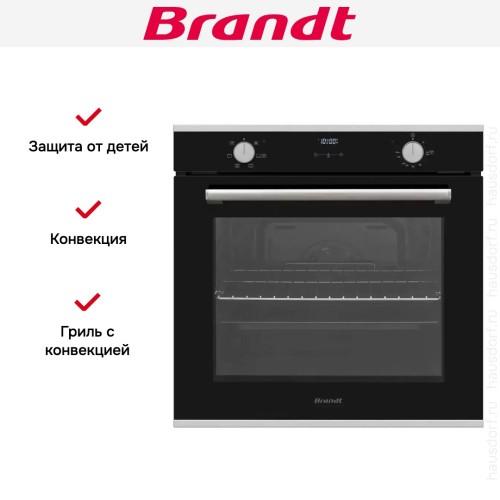 Встраиваемый духовой шкаф Brandt BOH1222X в Краснодаре