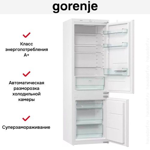 Встраиваемый двухкамерный холодильник Gorenje RKI418FE0 в Краснодаре