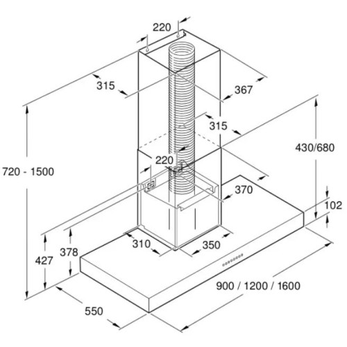 Вытяжка Gaggenau AW 442-160 в Краснодаре