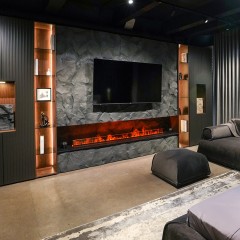 Встраиваемый электрический 3D-камин FireLine 2000