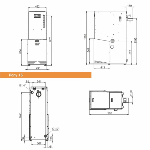 Котел автоматический ZOTA Pony 15