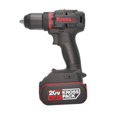 Дрель аккумуляторная KRESS KUA71 20V 4Ач x2, ЗУ,кейс