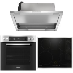 Комплект №8 (варочная панель Miele KM 7001 FR + духовой шкаф Miele H 2269-1 E Active + вытяжка Miele DAS 2620)