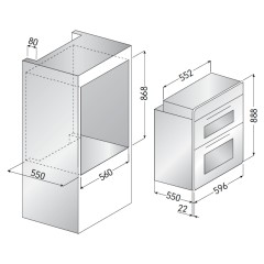 Духовой шкаф Ilve 201-LSMP