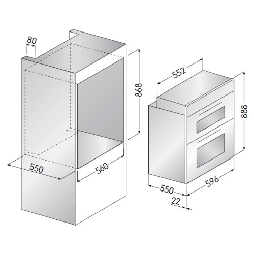 Духовой шкаф Ilve 201-LSMP в Краснодаре