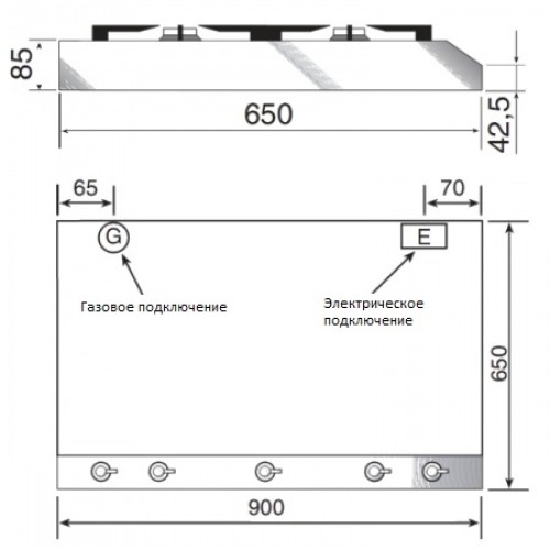Варочная панель Ilve HP965-6D в Краснодаре