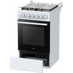 Газовая плита Midea MFO-M4G20T0E(WH)