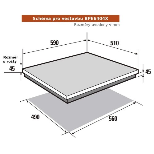 Газовая варочная панель Brandt BPE6404X в Краснодаре