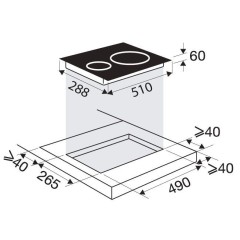 Индукционная варочная панель Brandt BPI1621UB