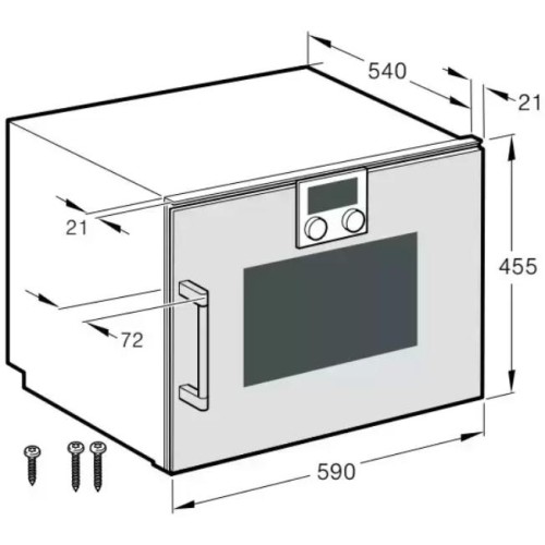 Комбинированный духовой шкаф-пароконвектомат Gaggenau BSP260101 в Краснодаре