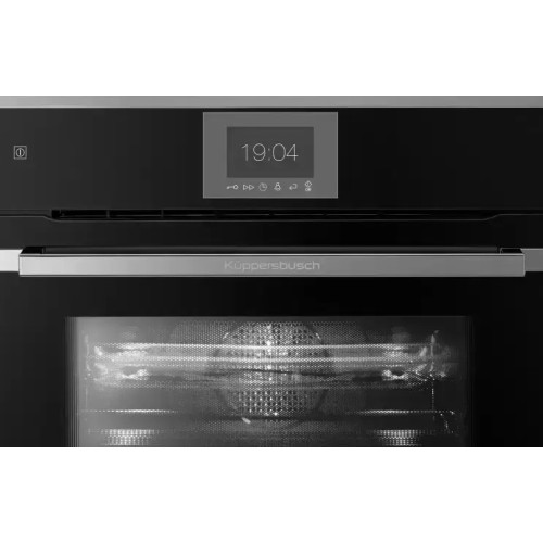 Компактный духовой шкаф с микроволнами Kuppersbusch CBM 6550.0 S3 Silver Chrome в Краснодаре