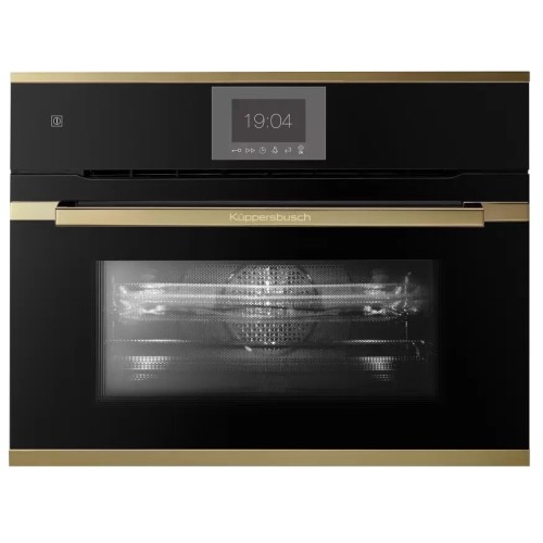 Компактный духовой шкаф с микроволнами Kuppersbusch CBM 6550.0 S4 Gold в Краснодаре