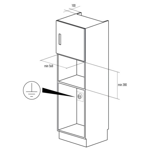 Встраиваемая микроволновая печь Kuppersberg HMW 393 B в Краснодаре