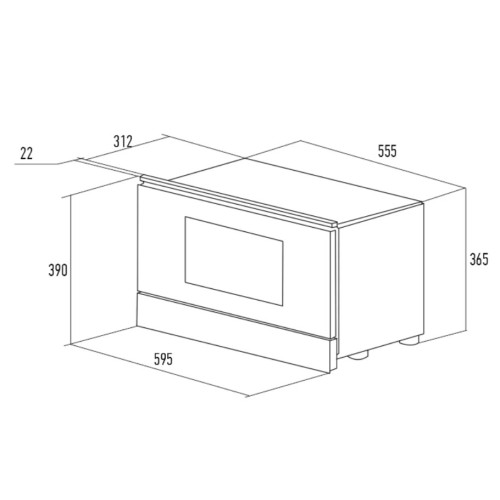 Встраиваемая микроволновая печь Kuppersberg HMW 393 B в Краснодаре