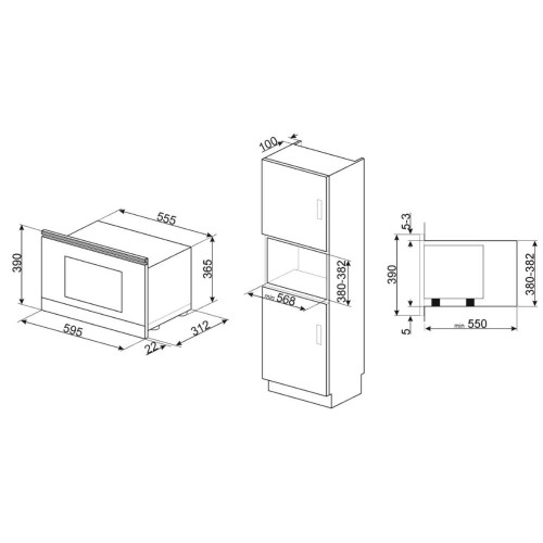 Встраиваемая микроволновая печь Smeg MP722PO в Краснодаре