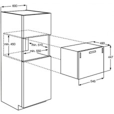 Встраиваемая посудомоечная машина Electrolux ESL2450W