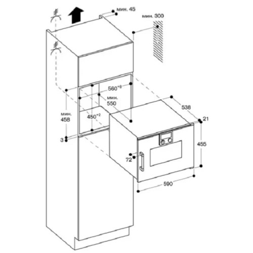 Встраиваемая микроволновая печь Gaggenau BMP 250-110 в Краснодаре