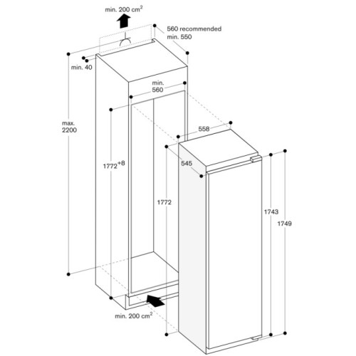 Встраиваемая морозильная камера Gaggenau RF282306 в Краснодаре