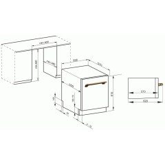 Встраиваемая посудомоечная машина Kaiser S60 U 88 XL EM