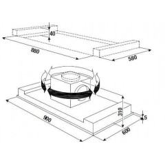 Встраиваемая вытяжка Kuppersbusch DDL 9830.0 W