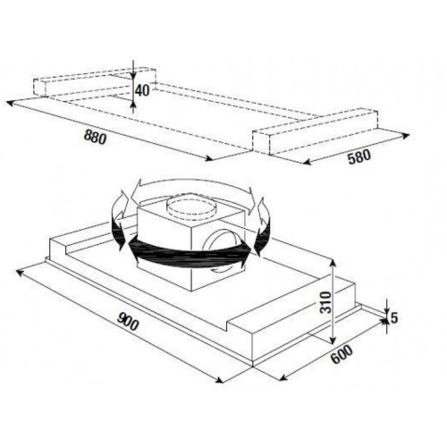 Встраиваемая вытяжка Kuppersbusch DDL 9830.0 W в Краснодаре