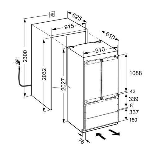 Встраиваемый холодильник Liebherr ECBN 6256 Premium Plus в Краснодаре