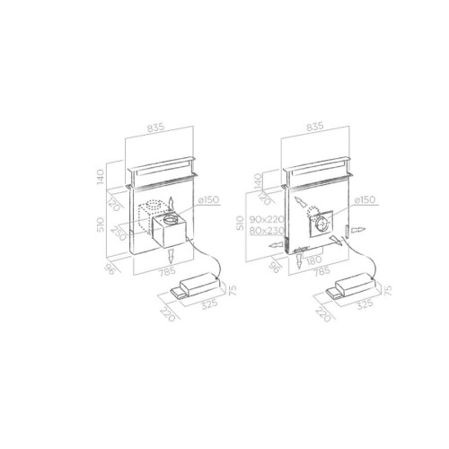 Встраиваемая вытяжка Elica PANDORA IX/F/90 в Краснодаре