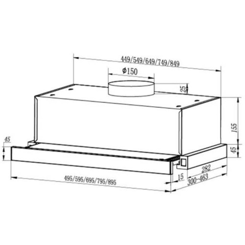 Вытяжка Faber AMPIRA XS 90 в Краснодаре