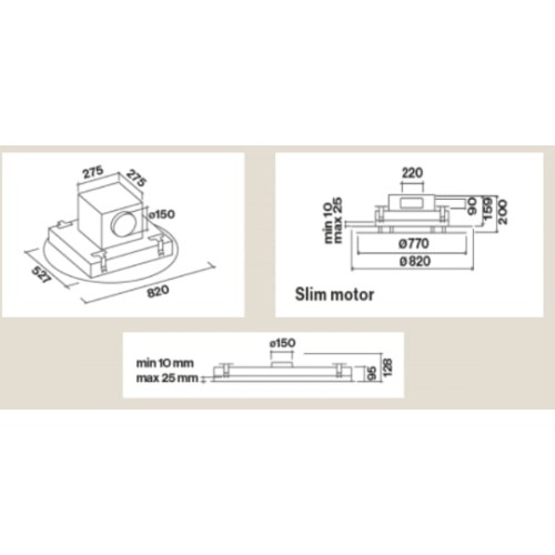 Встраиваемая вытяжка Falmec Design Nova Isola в Краснодаре