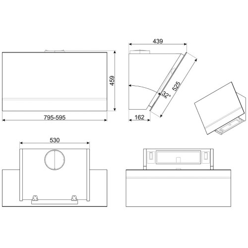 Вытяжка Smeg KV26B в Краснодаре