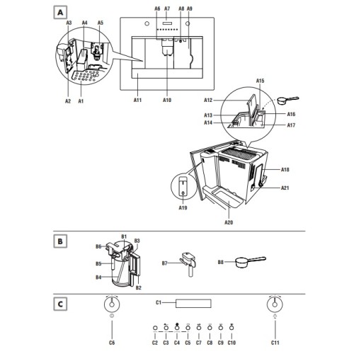 Встраиваемая кофемашина Smeg CMS8451P в Краснодаре