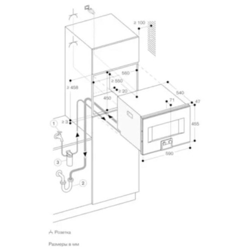 Комбинированный духовой шкаф-пароконвектомат Gaggenau BS474112 в Краснодаре