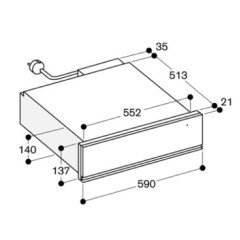 Встраиваемый подогреватель Gaggenau WSP 221-110