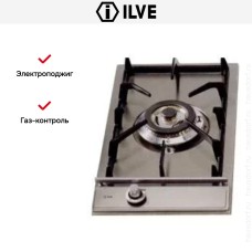 Варио-прибор (Домино) Ilve H30CV Stainless-Steel (ручки латунь)
