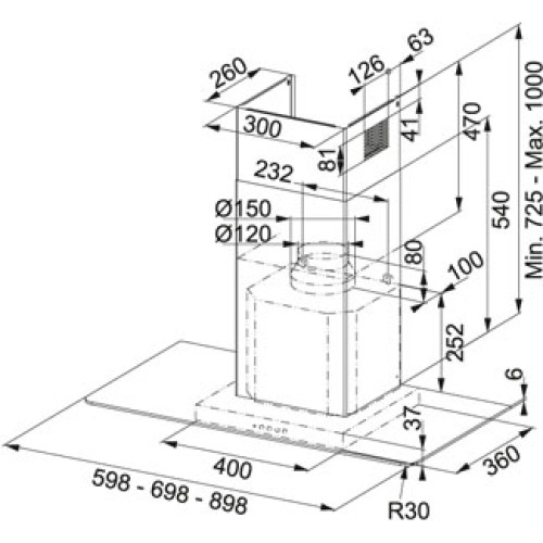 Вытяжка Franke FLI 605 XS в Краснодаре