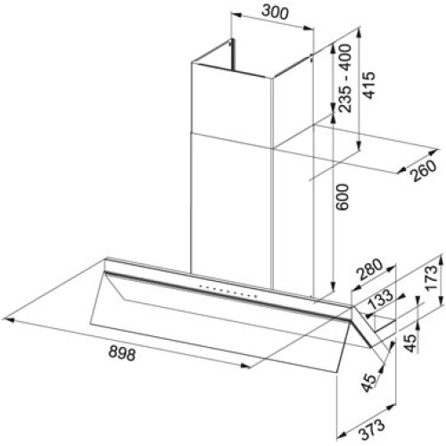 Вытяжка Franke FVA 908 XS/BK в Краснодаре