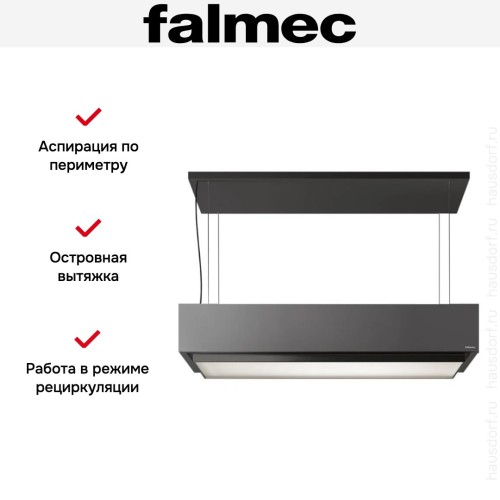 Вытяжка Falmec CIRCLE.TECH Levante 120 ISOLA grafite all matt (600) в Краснодаре