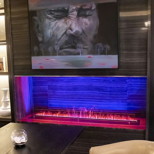 Встраиваемый камин-увлажнитель FireLine 3000 Blue (с эффектом cинего пламени)